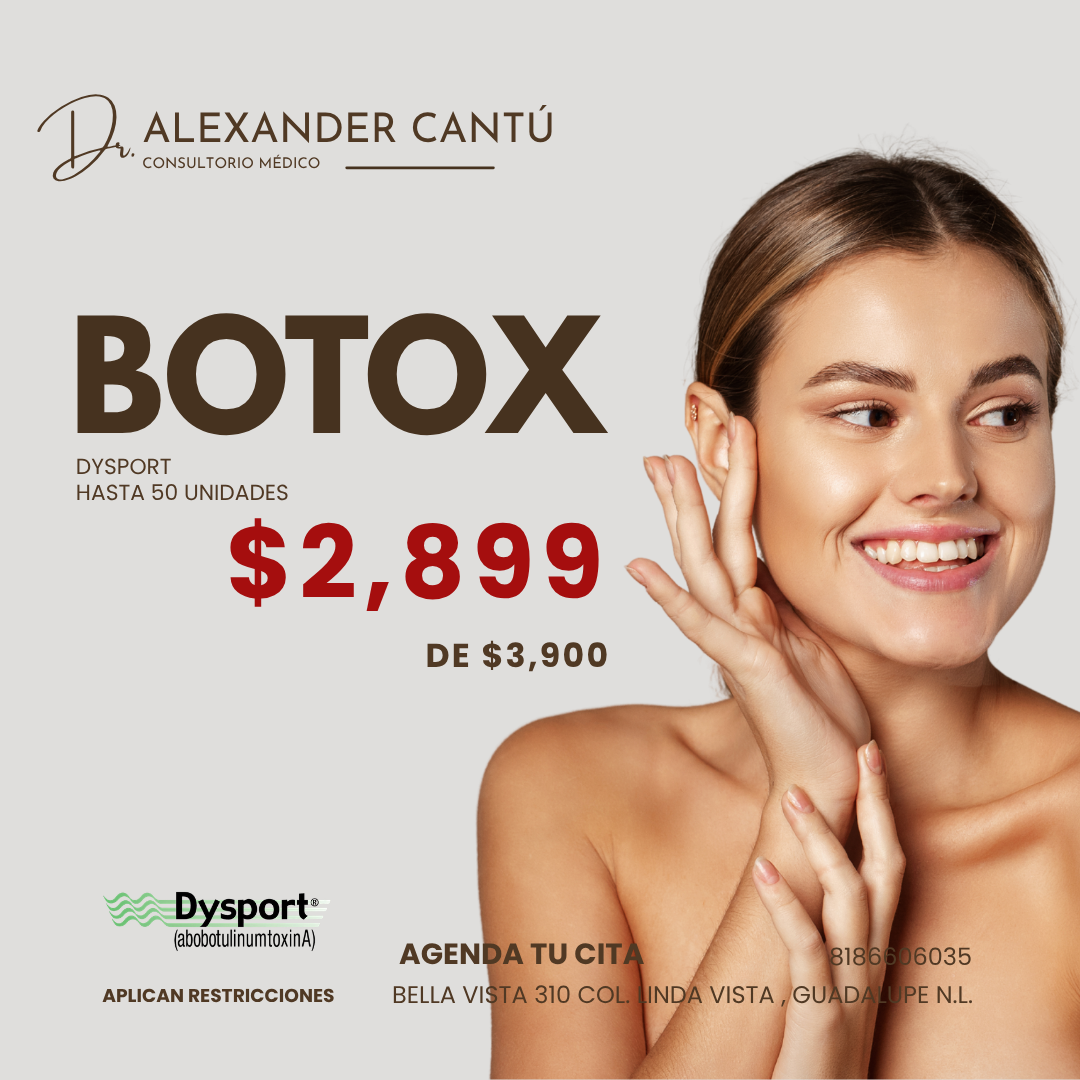 Promoción de Botox Dysport por $2,899