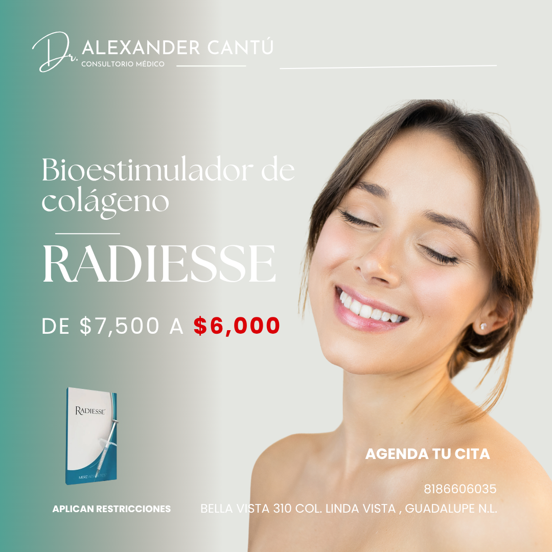 Promoción de Radiesse por $6,000
