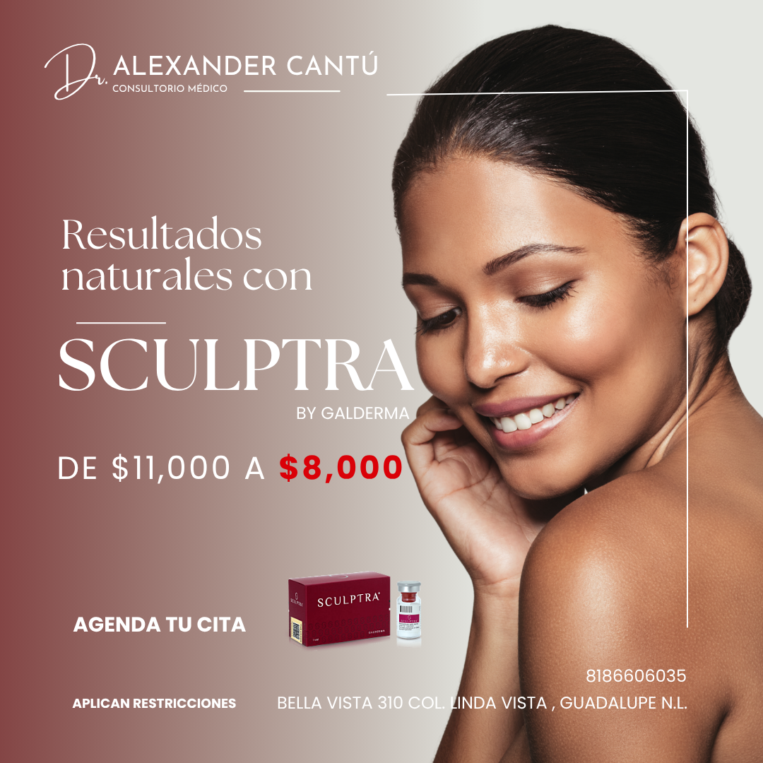 Promoción de Sculptra por $8,000